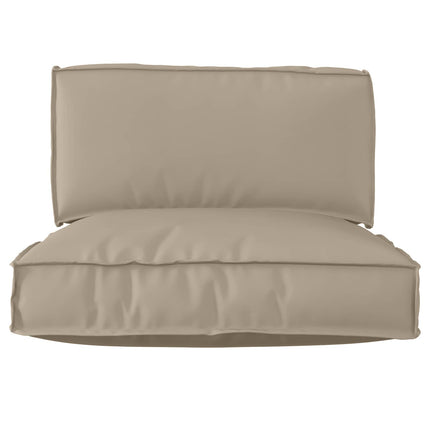 Pallkuddset 2 pcs Taupe Oxford Tyg