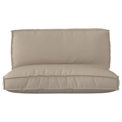 Pallkuddset 2 pcs Taupe Oxford Tyg