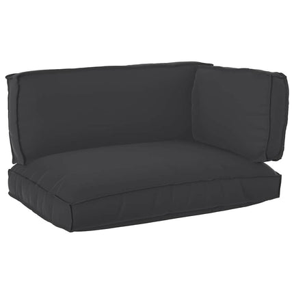 Pallkuddset 3 pcs Svart Oxford Tyg