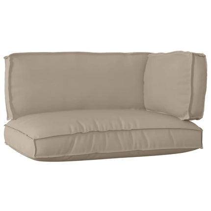 Pallkuddset 3 pcs Taupe Oxford Tyg