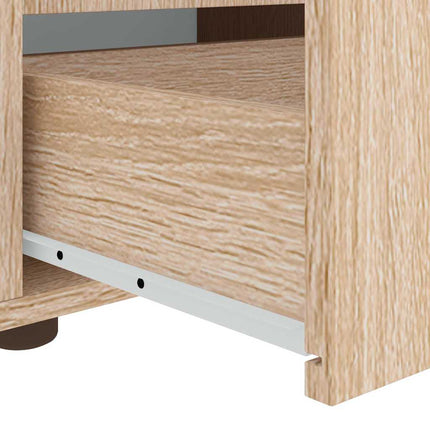 TV-bänk VISNES Sonoma ek 100x40x38 cm konstruerat trä