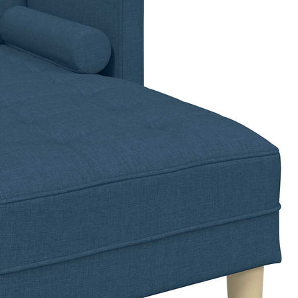 Soffset med kudde Blå Polyester