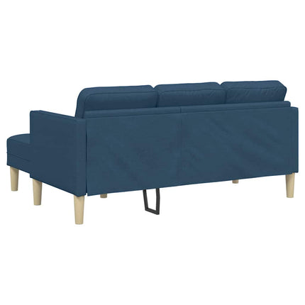 Soffset med kudde Blå Polyester