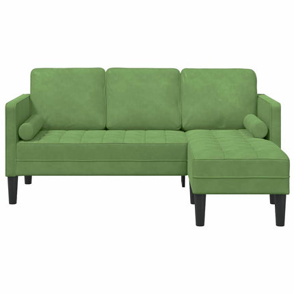 Soffset med kudde Ljusgrön Polyester
