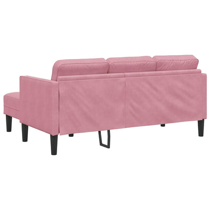 Soffset med kudde Rosa Polyester