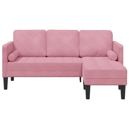 Soffset med kudde Rosa Polyester