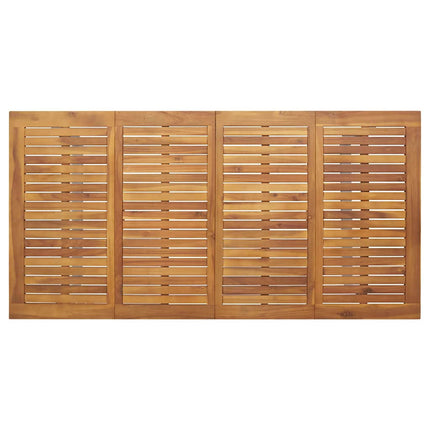Trädgårdsbord Grå 180 x 90 x 75 cm Massivt Akaciaträ