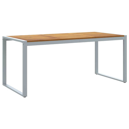 Trädgårdsbord Grå 180 x 90 x 75 cm Massivt Akaciaträ