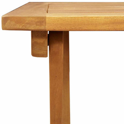 Trädgårdsbord Naturfärg 60 x 60 x 72 cm Massivt Akaciaträ