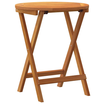 Trädgårdsbord Naturfärg 60 x 60 x 72 cm Massivt Akaciaträ