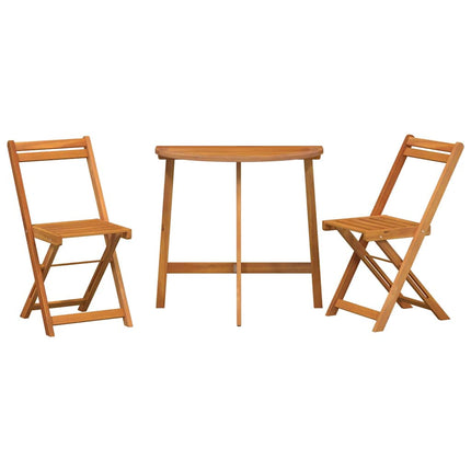 Bistroset 3 pcs Olivenatur Massivt Akaciaträ