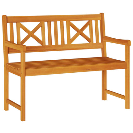 Utomhusbänk Naturlig 110 x 56 x 90 cm Massivt Akaciaträ