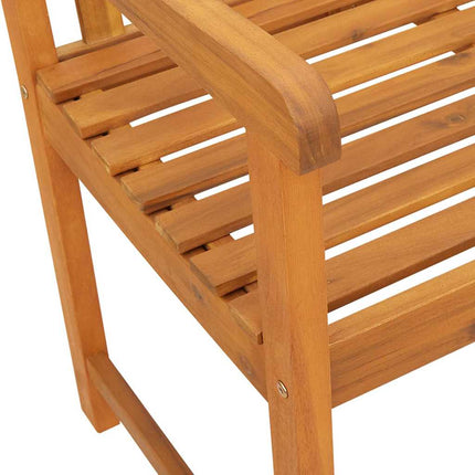 Utomhusbänk Naturlig 220 x 56 x 90 cm Massivt Akaciaträ