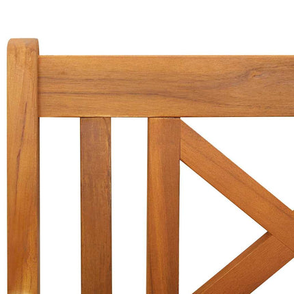 Utomhusbänk Naturlig 220 x 56 x 90 cm Massivt Akaciaträ