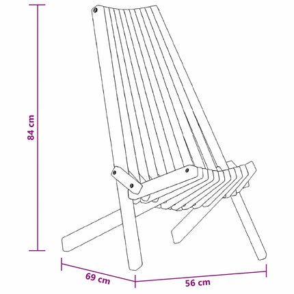 Stol 2 pcs Brun 69 x 56 x 84 cm Massivt Akaciaträ