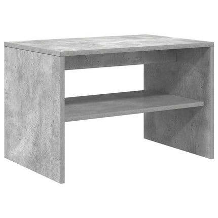 TV-bänk betonggrå 60x40x40 cm konstruerat trä