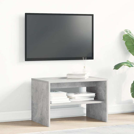 TV-bänk betonggrå 60x40x40 cm konstruerat trä