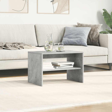 TV-bänk betonggrå 60x40x40 cm konstruerat trä