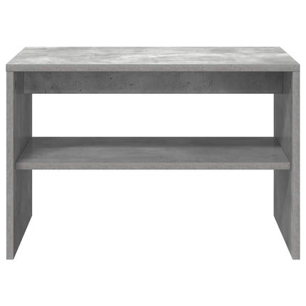 TV-bänk betonggrå 60x40x40 cm konstruerat trä