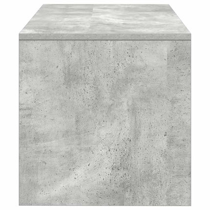 TV-bänk betonggrå 60x40x40 cm konstruerat trä