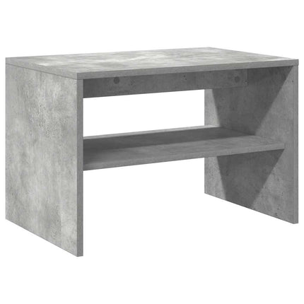 TV-bänk betonggrå 60x40x40 cm konstruerat trä