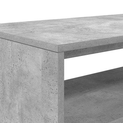 TV-bänk betonggrå 60x40x40 cm konstruerat trä