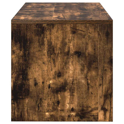 TV-bänk rökt ek 60x40x40 cm konstruerat trä