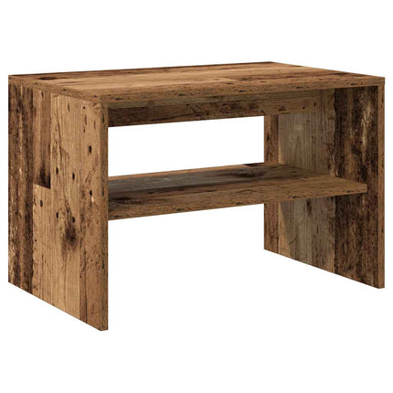 TV-bänk gammalt trä 60x40x40 cm konstruerat trä
