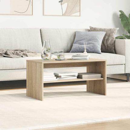 Tv-bänk sonoma-ek 80x40x40 cm konstruerat trä