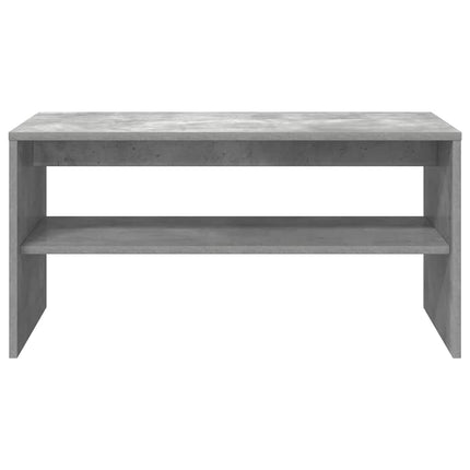 Tv-bänk betonggrå 80x40x40 cm konstruerat trä