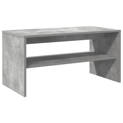 Tv-bänk betonggrå 80x40x40 cm konstruerat trä