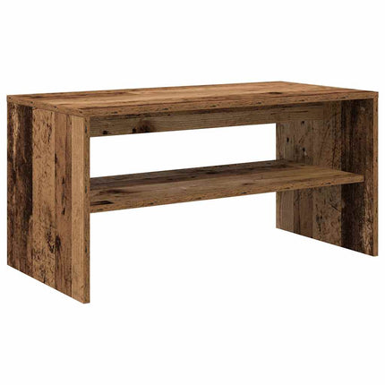 Tv-bänk åldrat trä 80x40x40 cm konstruerat trä