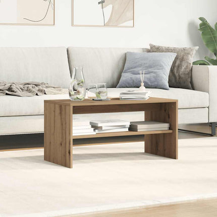Tv-bänk artisan ek 80x40x40 cm konstruerat trä