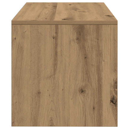 Tv-bänk artisan ek 80x40x40 cm konstruerat trä