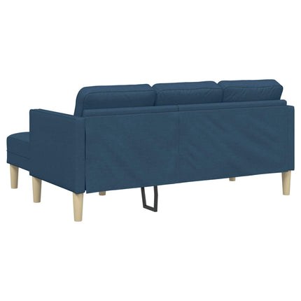 Soffset med kudde 2 pcs Blå Polyester