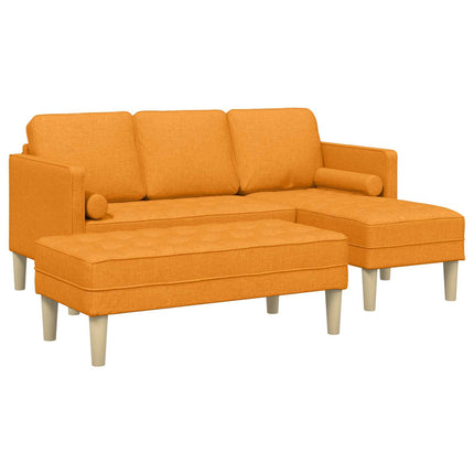 Soffset 2 st Mörkgul Polyester