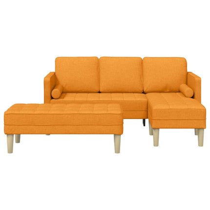 Soffset 2 st Mörkgul Polyester