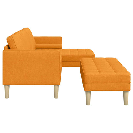 Soffset 2 st Mörkgul Polyester