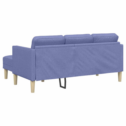 Soffset med kudde 2 pcs Jeansblå Polyester
