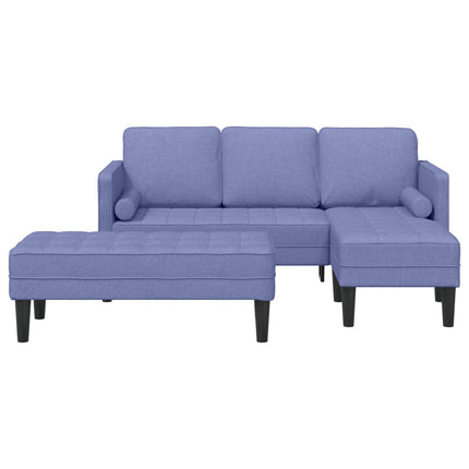 Soffset 2 st Jeansblå Polyester