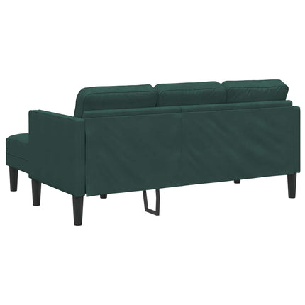 Soffset med kudde 2 pcs Mörkgrön Polyester