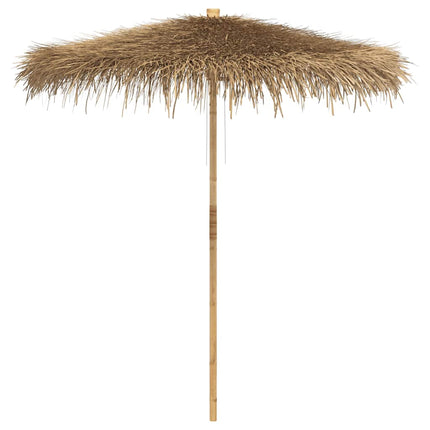 Tikiparasoll med bananbladstak 240 cm bambu