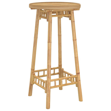 Barbord för utomhusbruk runt Ø55x100 cm bambu