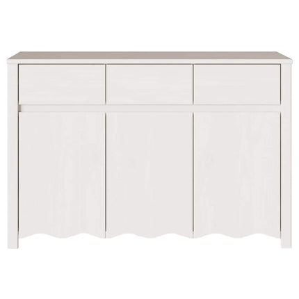Sideboard Drammen Vit 114 x 43 x 75,5 cm Massivt tallträ