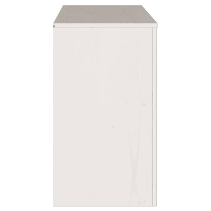 Sideboard Drammen Vit 114 x 43 x 75,5 cm Massivt tallträ