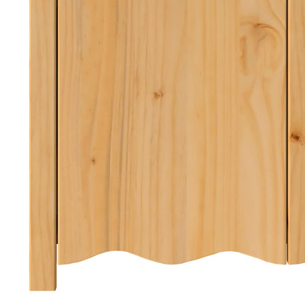 Sideboard med låda Drammen Ek 79 x 43 x 75.5 cm Massivt tallträ