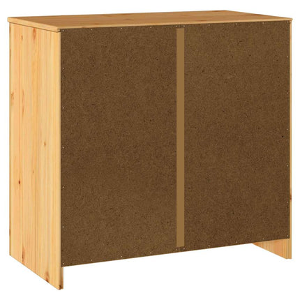 Sideboard med låda Drammen Ek 79 x 43 x 75.5 cm Massivt tallträ