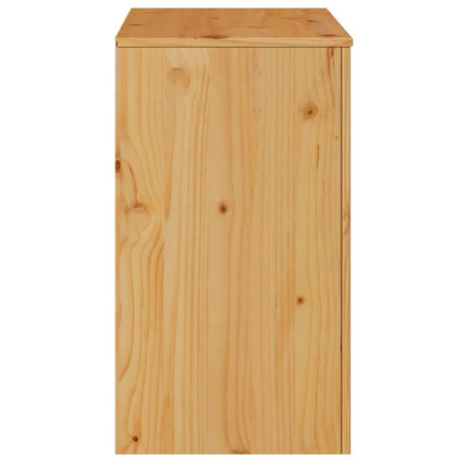 Sideboard med låda Drammen Ek 79 x 43 x 75.5 cm Massivt tallträ
