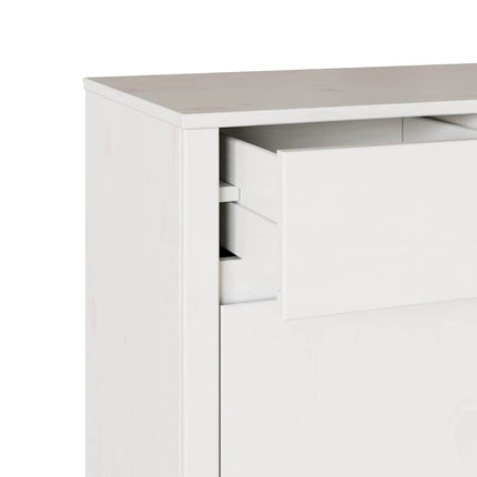 Sideboard Drammen Vit 79 x 43 x 75.5 cm Massivt tallträ