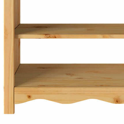 Konsolbord med låda Drammen Ek 89,5 x 37 x 73 cm Massiv furu
